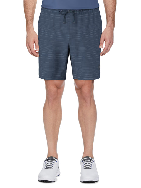 8" LINEAR TEXTURE PRINTED SHORT (Insignia Blue) 