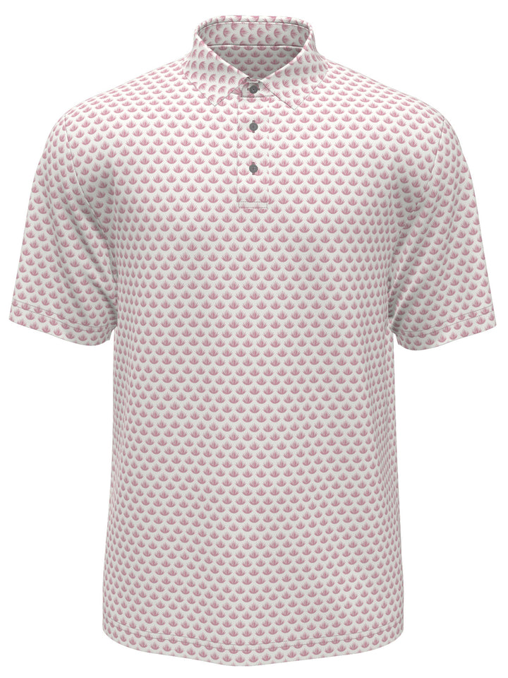 Men's Agave Print Golf Polo