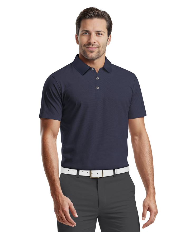 Airflux Mesh Golf Polo (True Navy) 