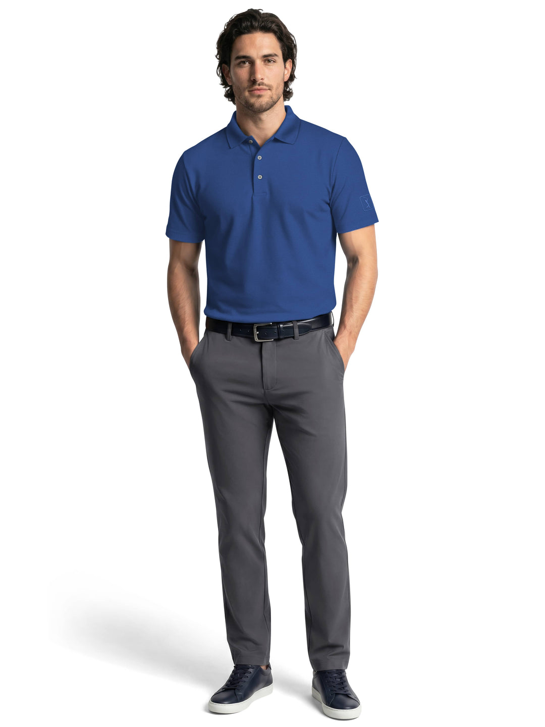 Men's AirFlux Solid Mesh Polo