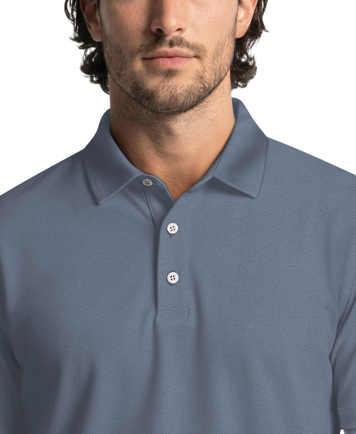 Airflux™ Solid Mesh Golf Polo (Provincial Blue) 