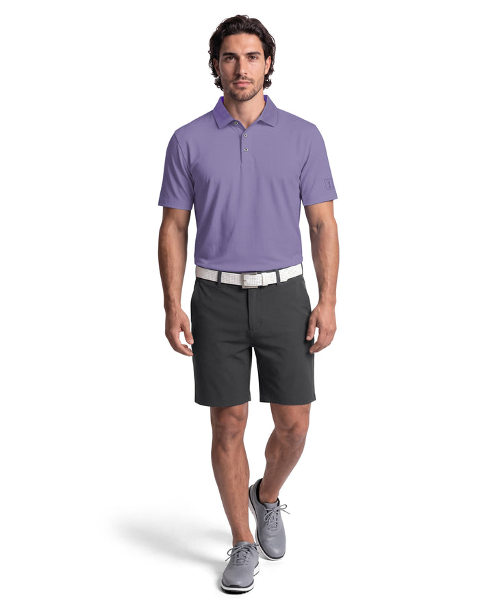 Airflux™ Solid Mesh Golf Polo (Iolite) 