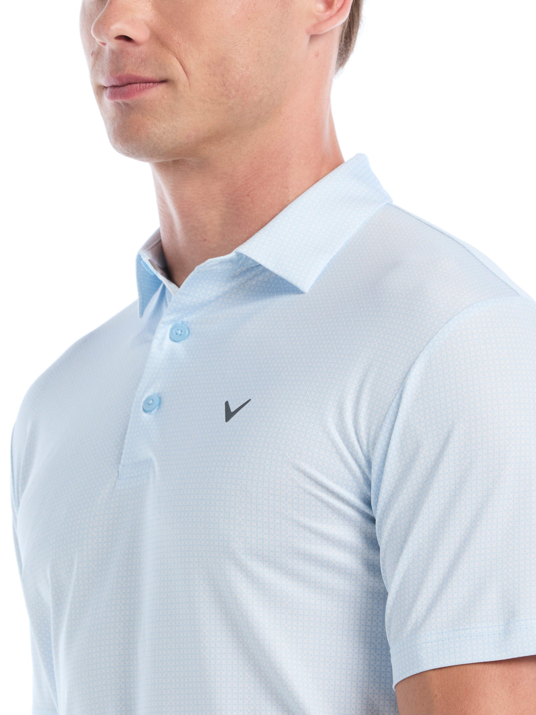 Men's All Over Chev Foulard Print Polo