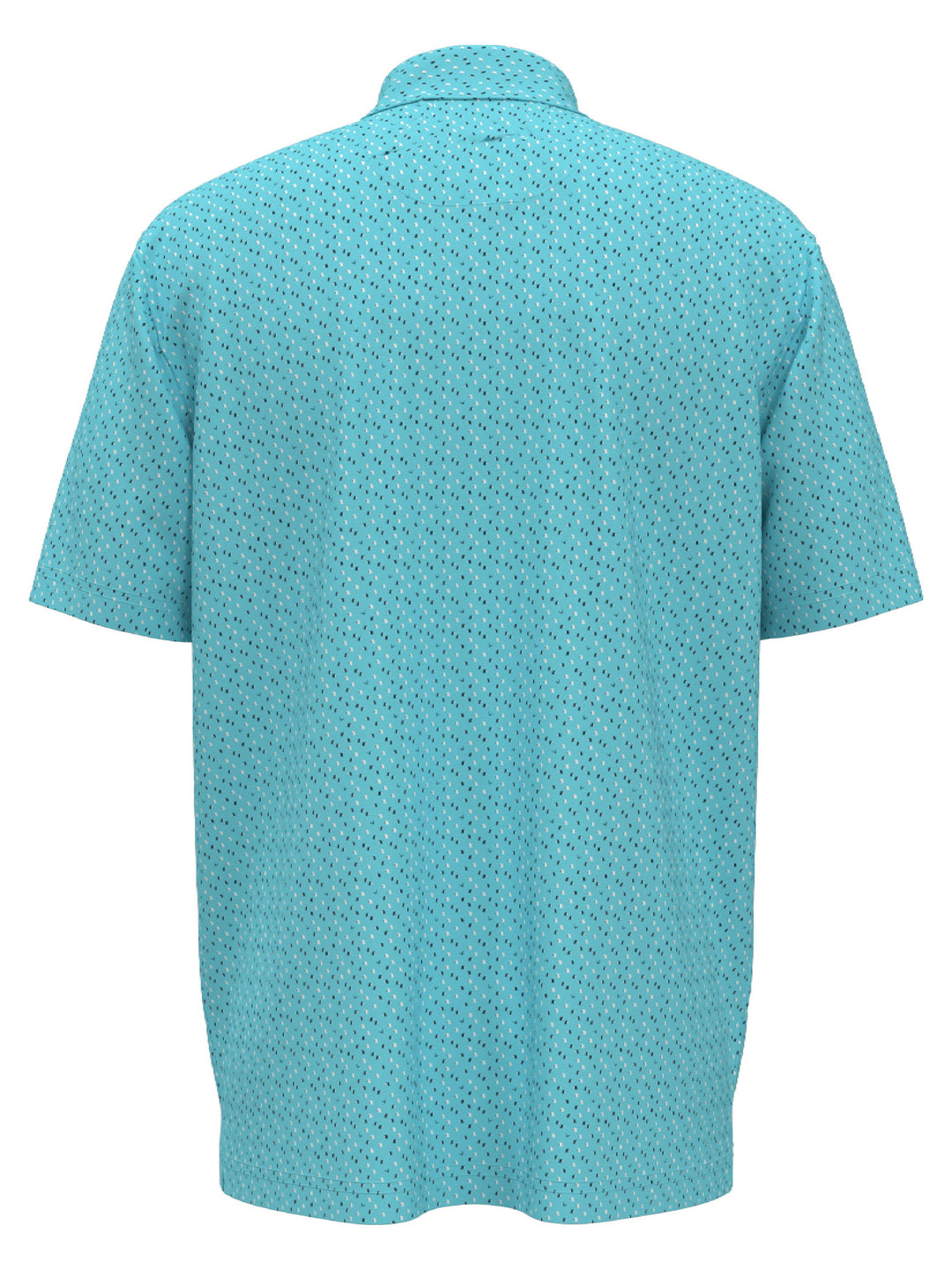 Men's All-Over Score Card Print Golf Polo