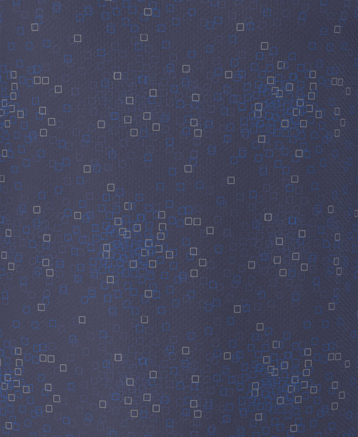 All-Over Tossed Geo Print Golf Polo (Peacoat) 