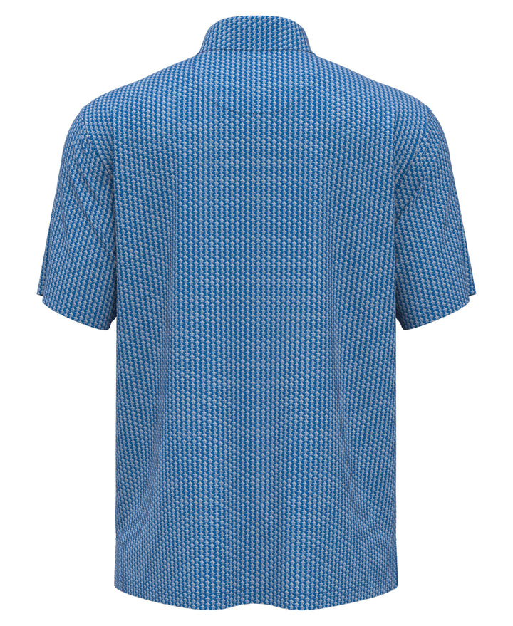 Allover Pete Print Short Sleeve Golf Polo Shirt (Cloisonne) 