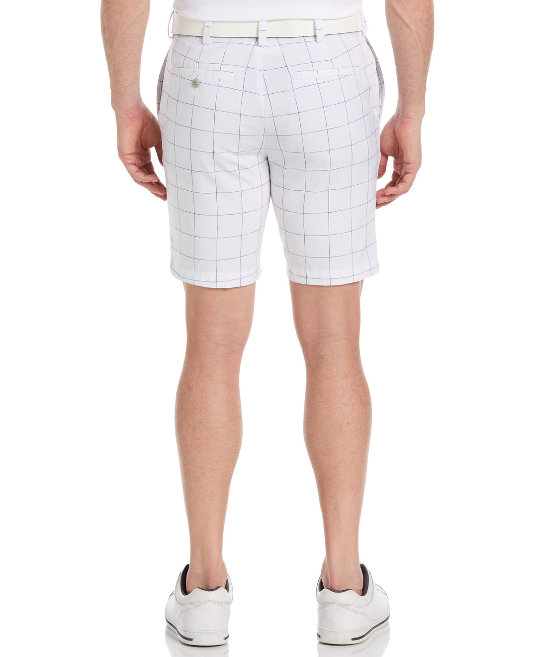 Americana Space Dye Print 9" Golf Short (Bright White) 