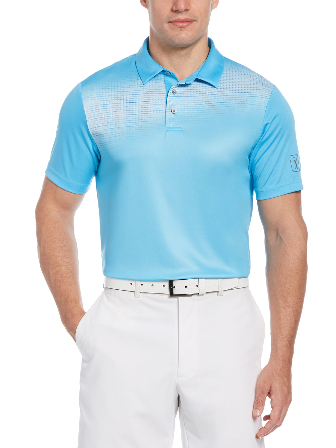 Men's Amplified Space Dye Golf Polo