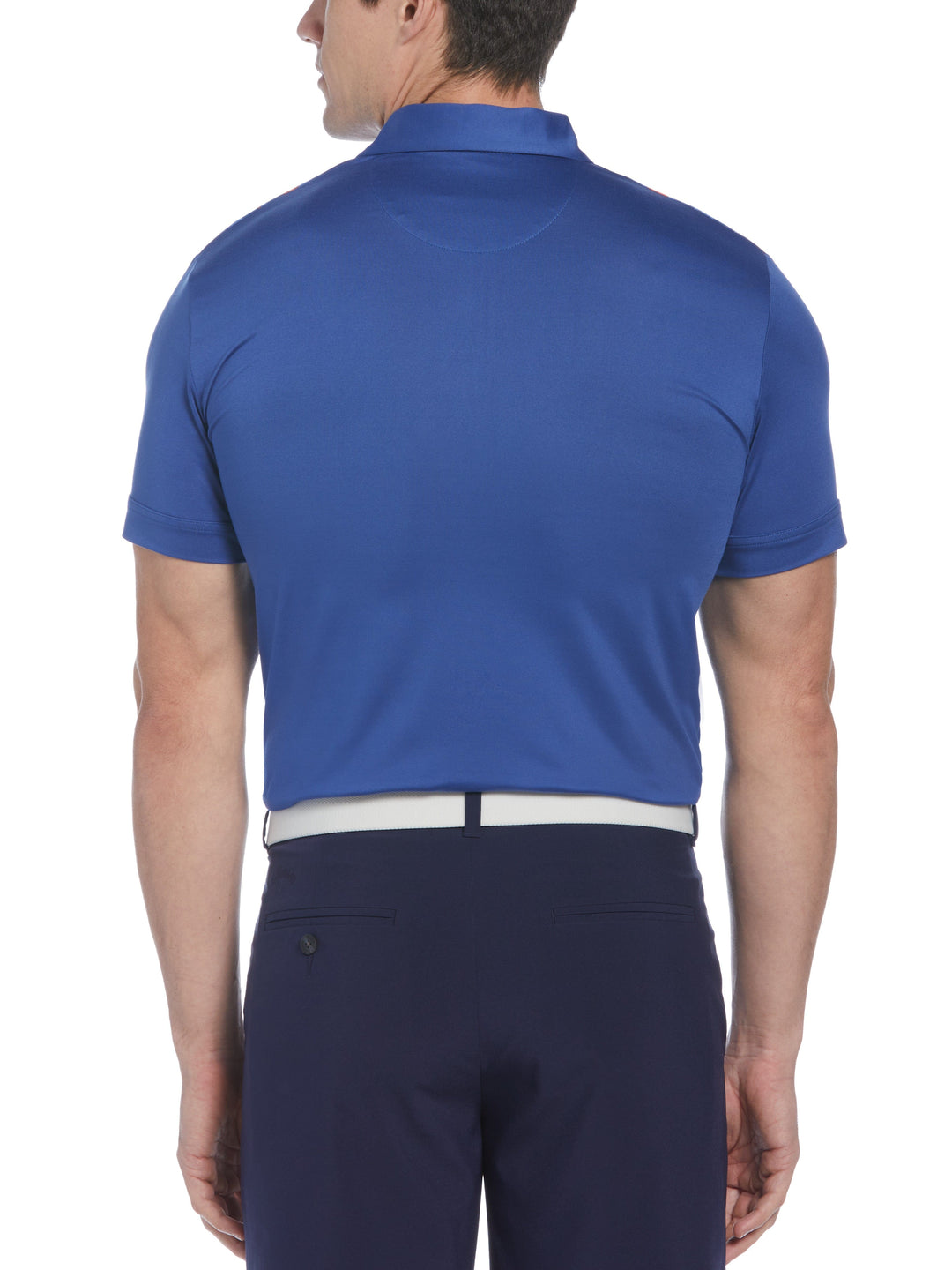 Asymmetrical Mural Print Golf Polo (Limoges) 