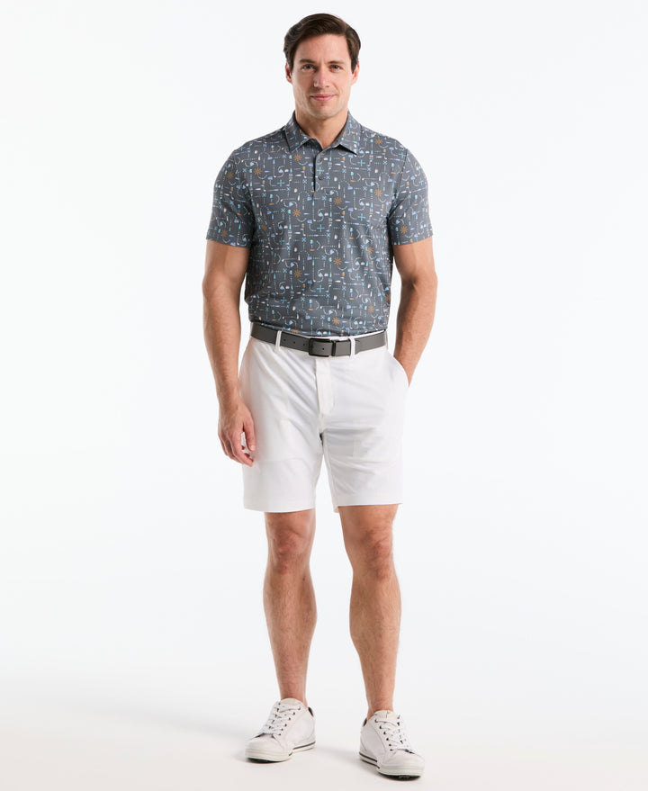 Men's Beer Pong Geo Print Polo