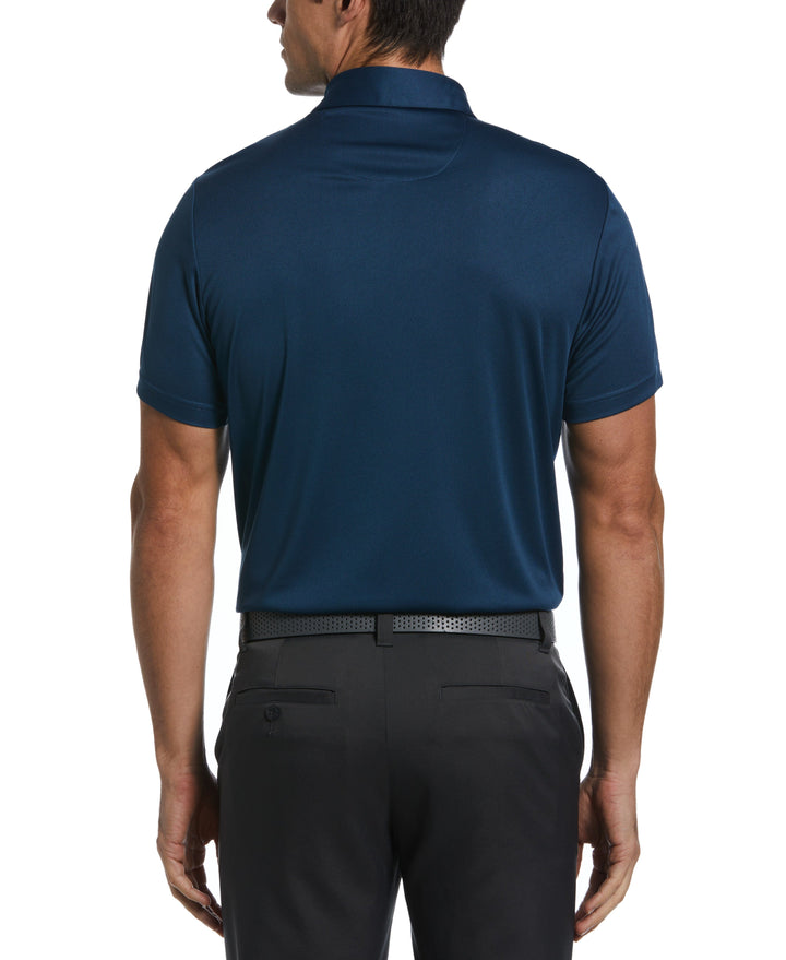 Blocked Print Golf Polo (Poseidon) 
