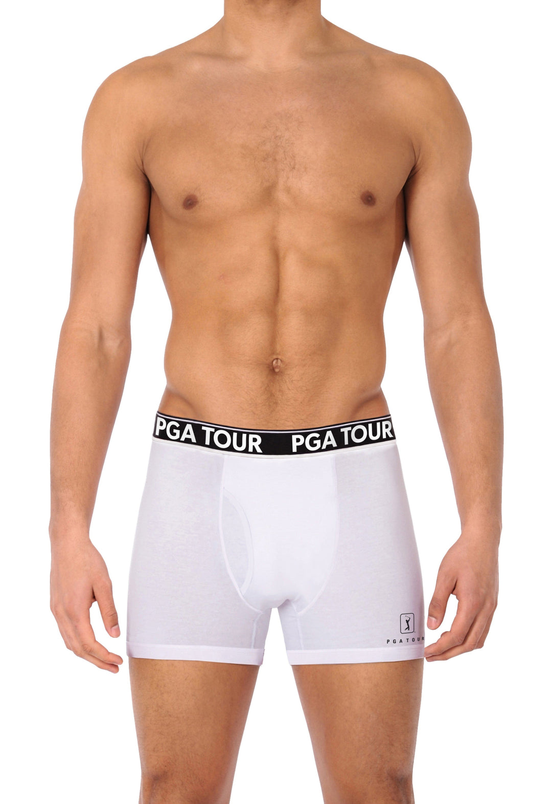 Boxer Brief Underwear (3-Pack) (White/Htr Grey/Black) 