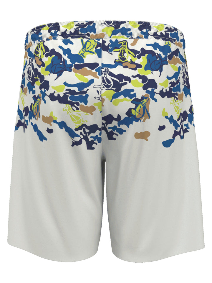 Camo Print Performance Short (Bright White) 