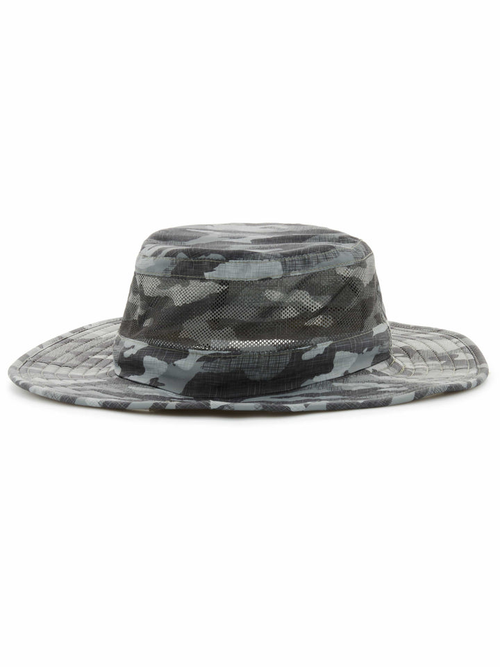 Camo Printed Solar Hat (Black Lichen) 