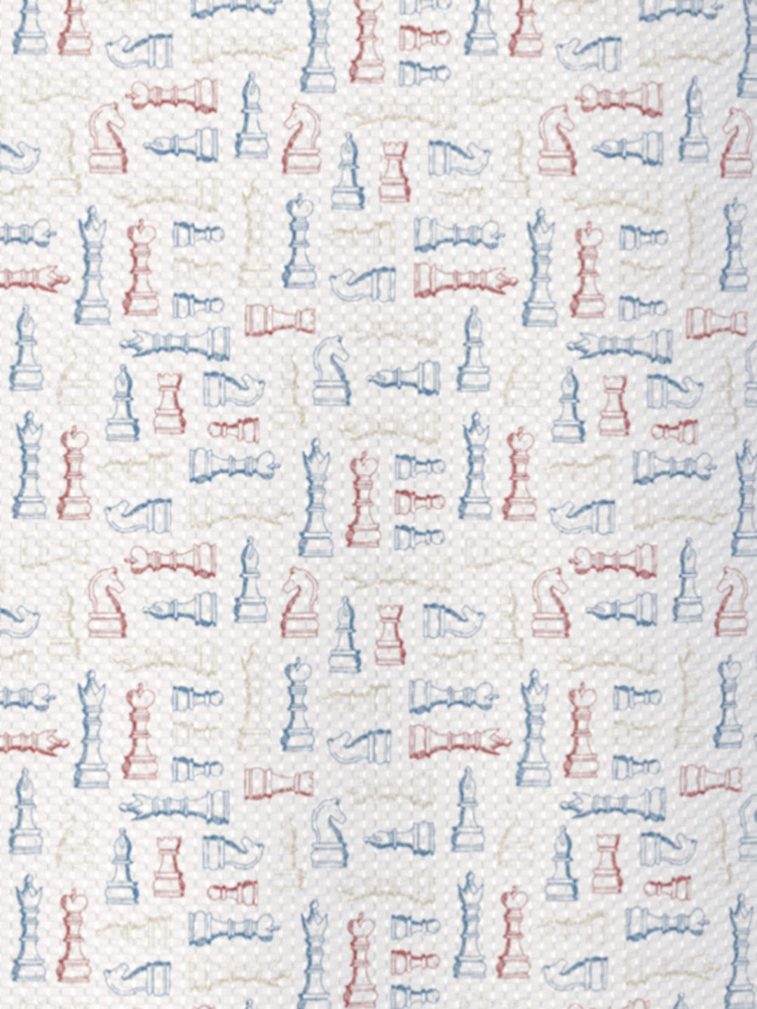 Men's Chess Piece Print Polo