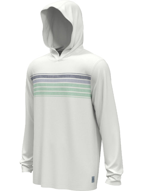 Men's Chest Stripe Printed Hoodie