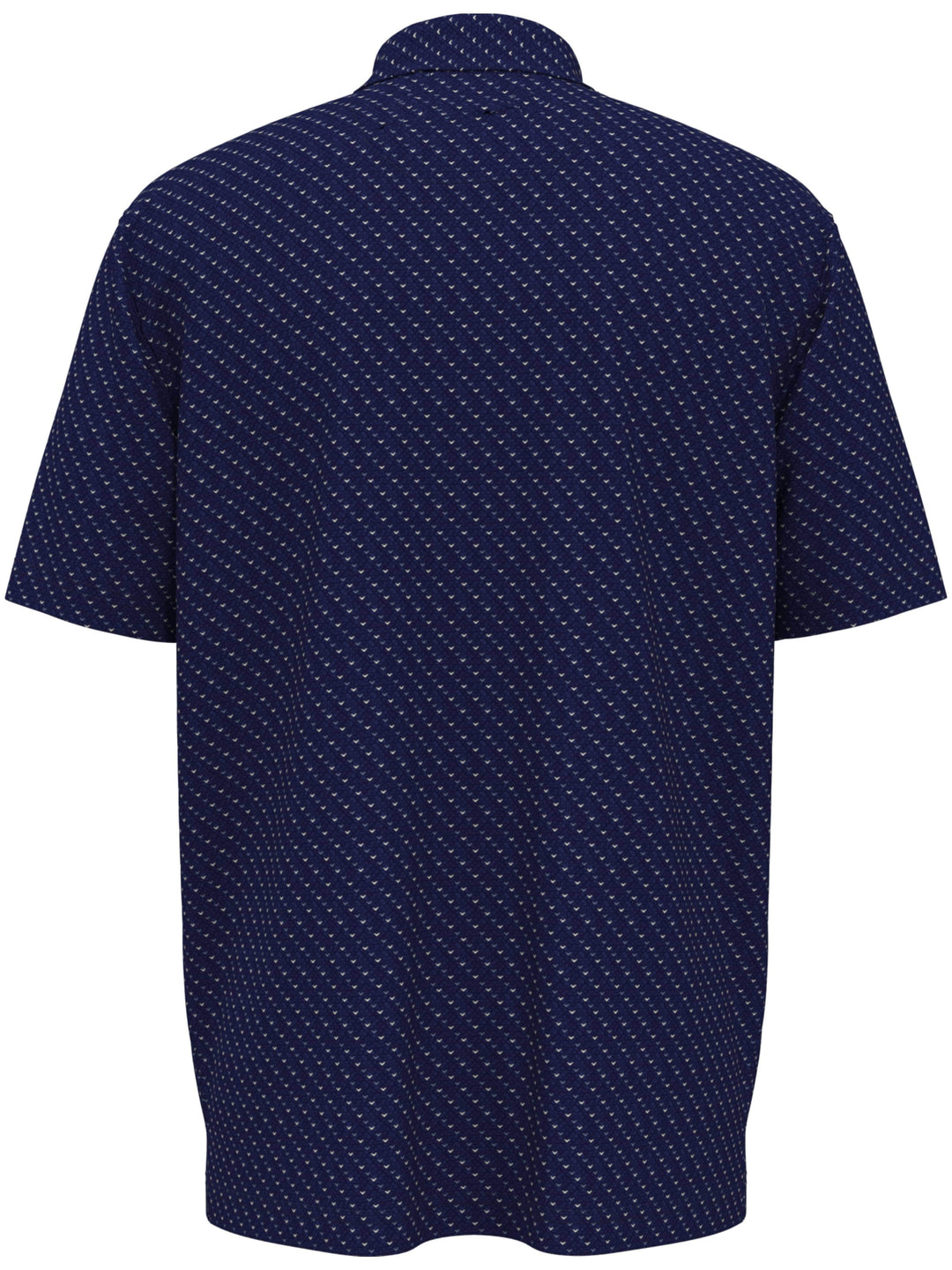 Men's Chevron Print Golf Polo Shirt