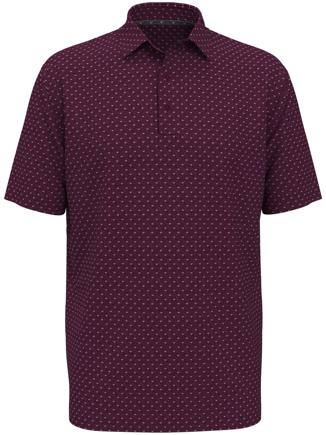 Men's Chevron Print Golf Polo Shirt