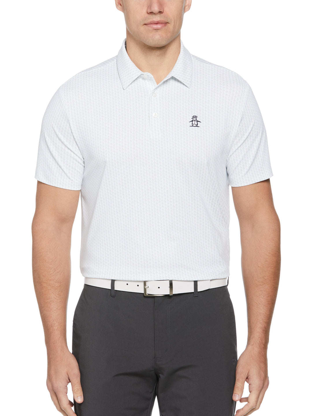 Men's Chi Chi Allover Pete Print Performance Polo