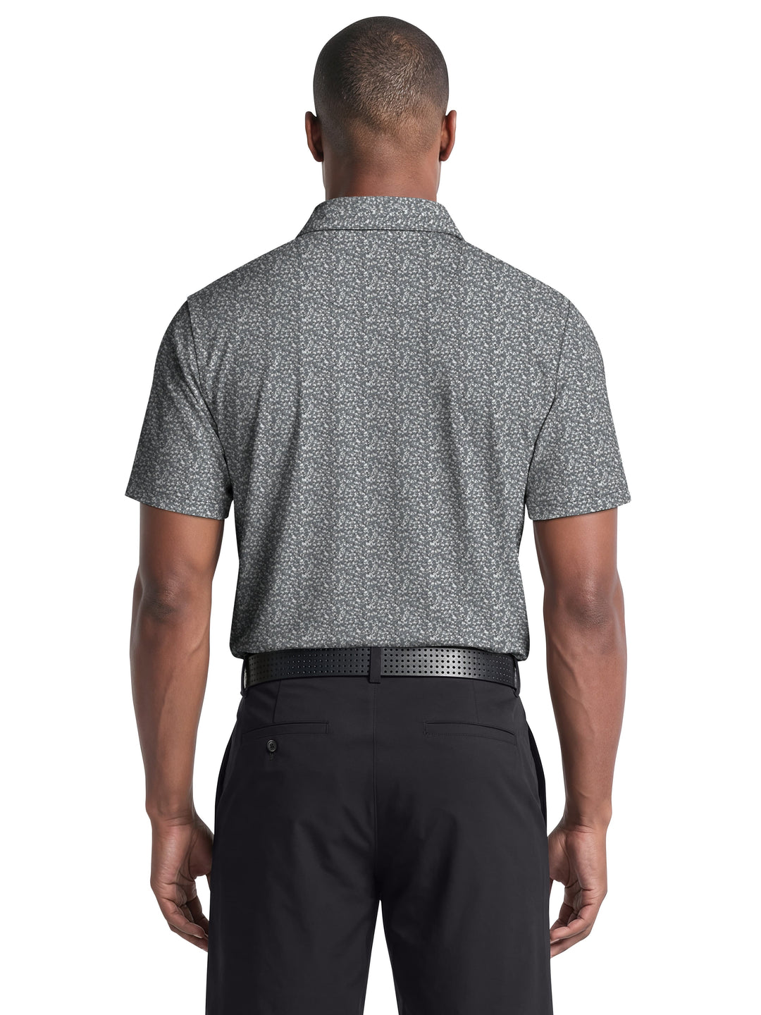 Men's Classic Floral Confetti Print Polo