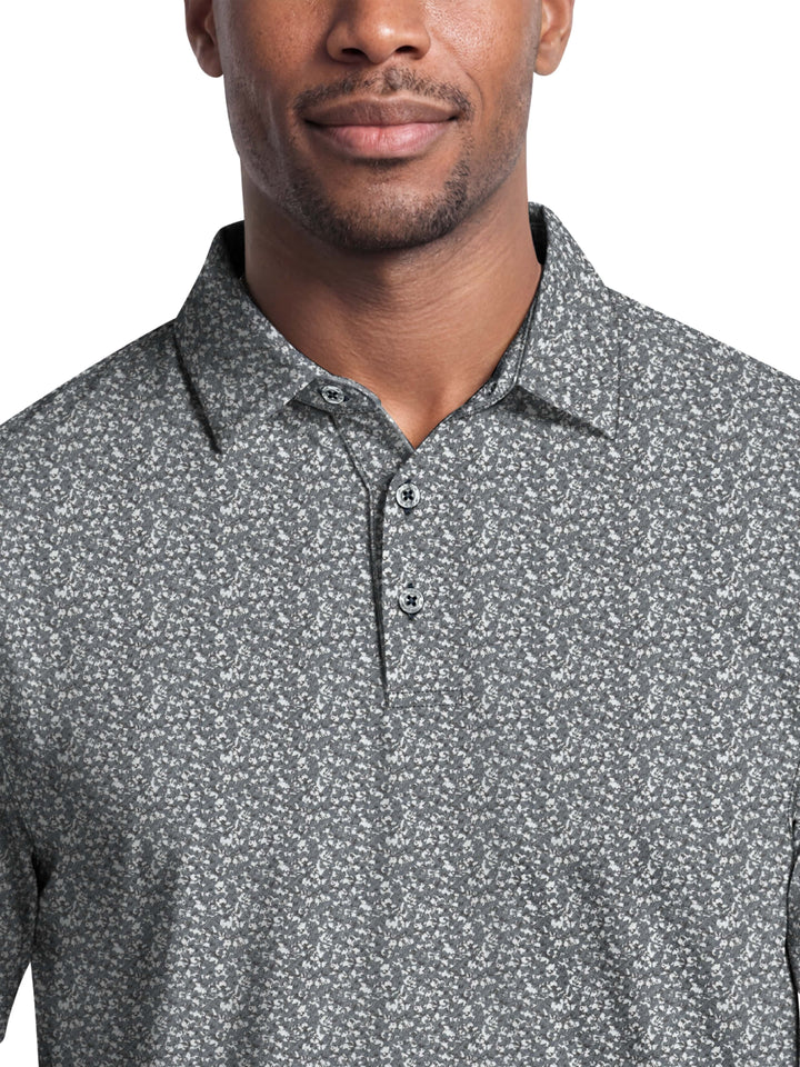Men's Classic Floral Confetti Print Polo