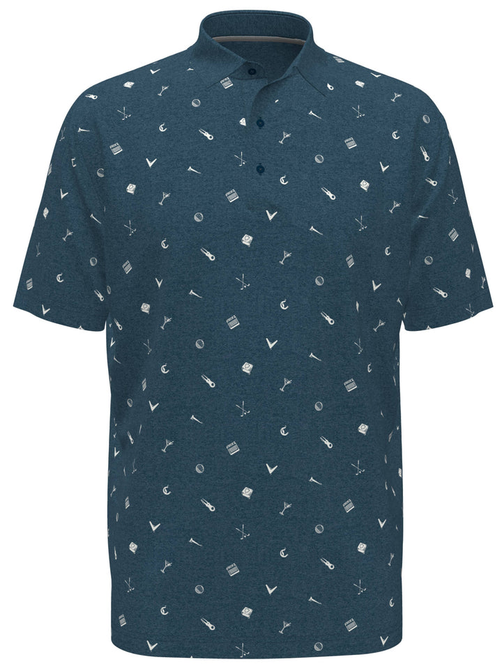 Men's Clubhouse Essentials Print Polo