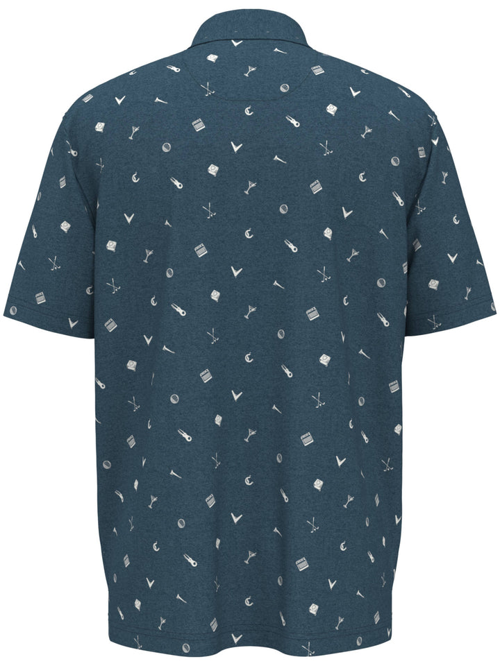 Men's Clubhouse Essentials Print Polo