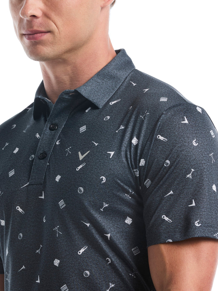 Men's Clubhouse Essentials Print Polo