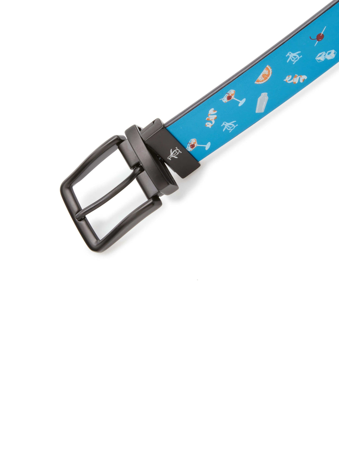 Men's Cocktail Hour Print Reversible Belt