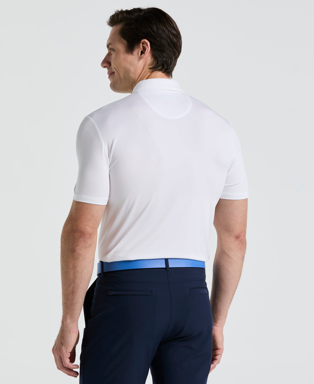 Cocktail Print Golf Polo (Bright White) 
