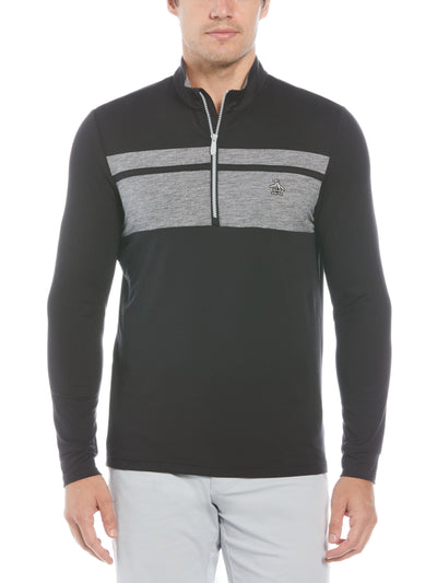 Men's Color Block 1/4 Zip Sweater