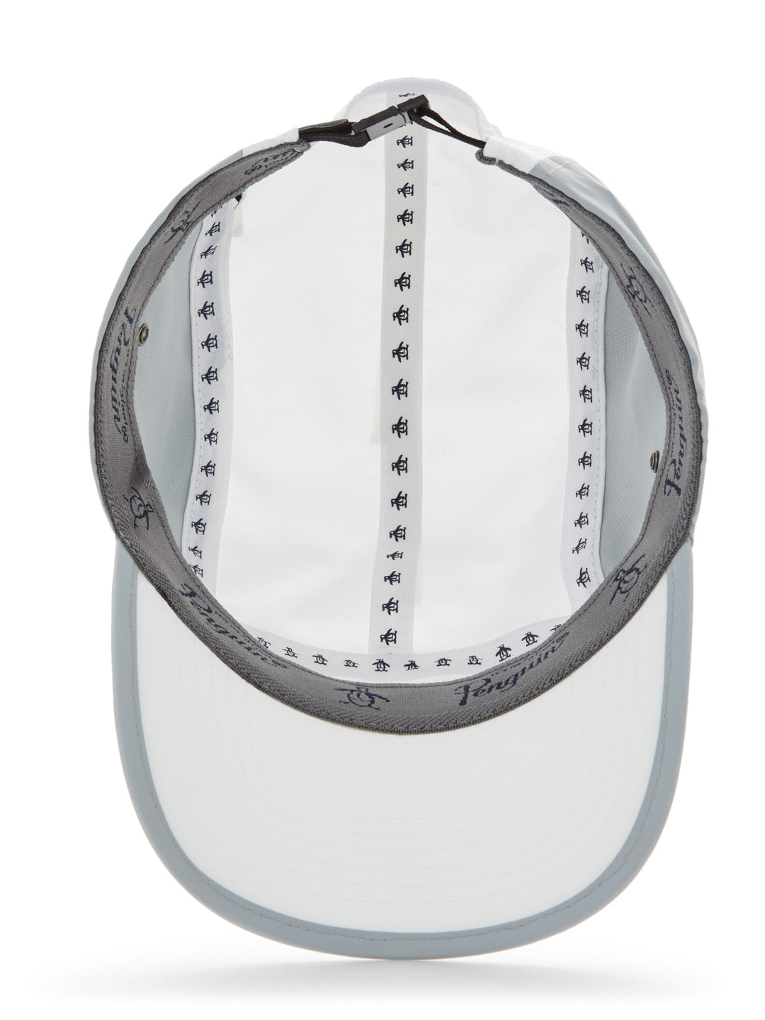 Color Blocked Panel Golf Cap  (Bright White) 