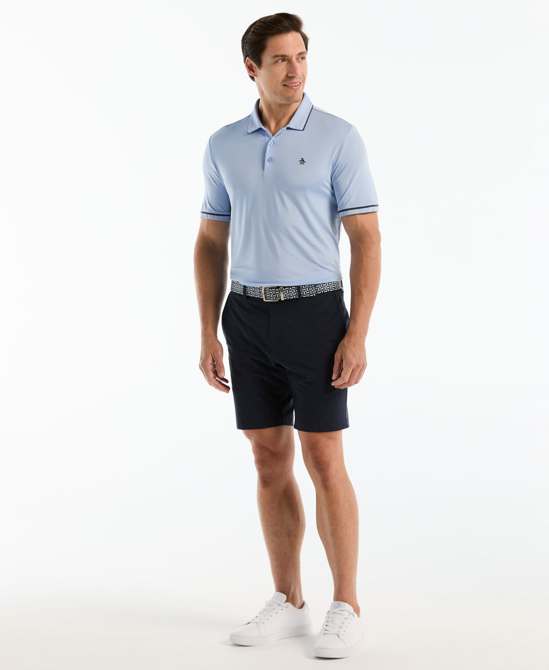 Solid Short Sleeve Polo (Baby Blue Jay) 