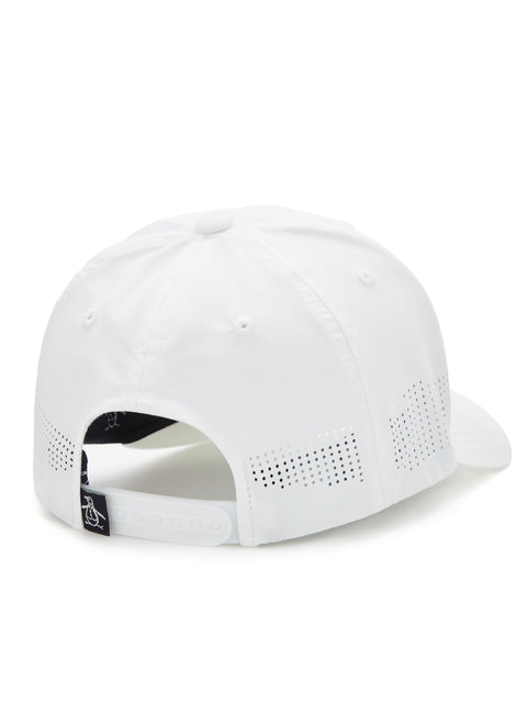 Core Ventilated Golf Cap  (Bright White) 