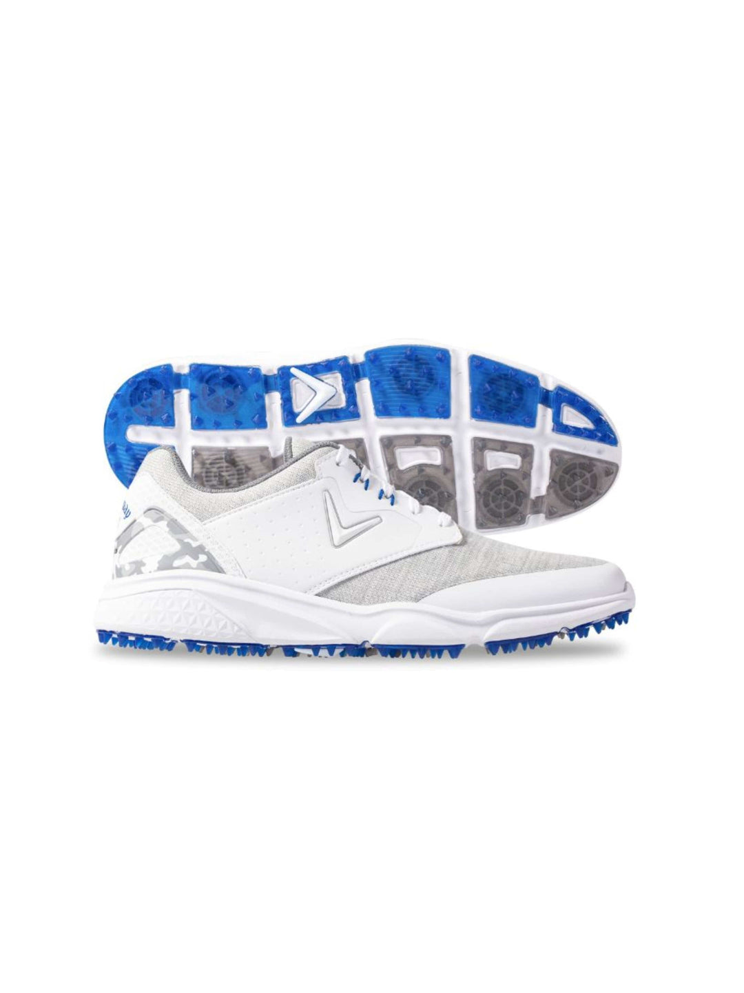 Mens Coronado V2 Spikeless Golf Shoes (White) 