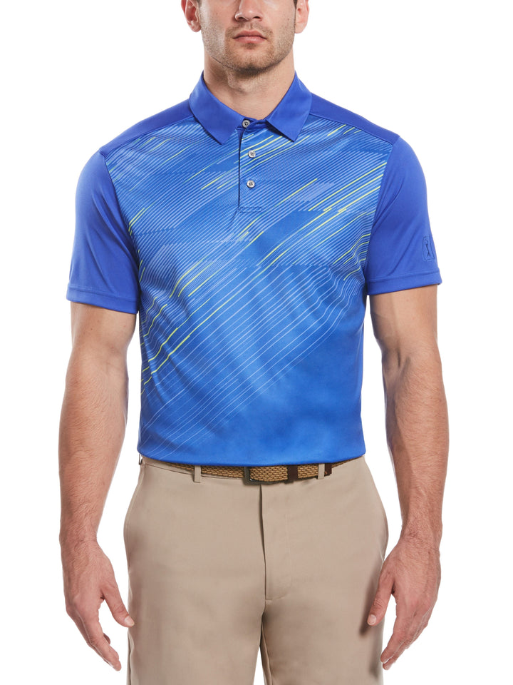 Men's Diagonal Gradient Polo