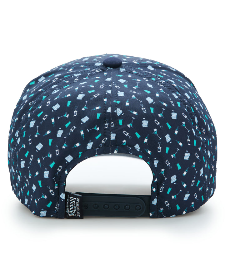 Drinks Printed Camper Hat (Black Iris) 