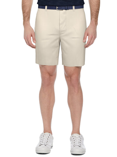 Flat Front Performance Pull-On Golf Short (Silver Lining) 