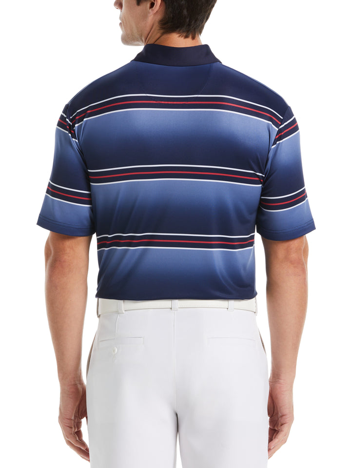 Energized Stripe Golf Polo (Peacoat) 