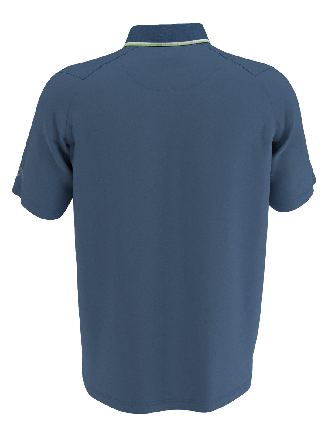 Men's Engineered Stripe and Micro Geo Print Golf Polo