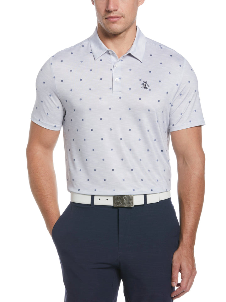 Men's Fair Isle Print Golf Polo