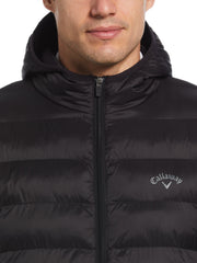 Mens Faux Down Puffer (Caviar) 