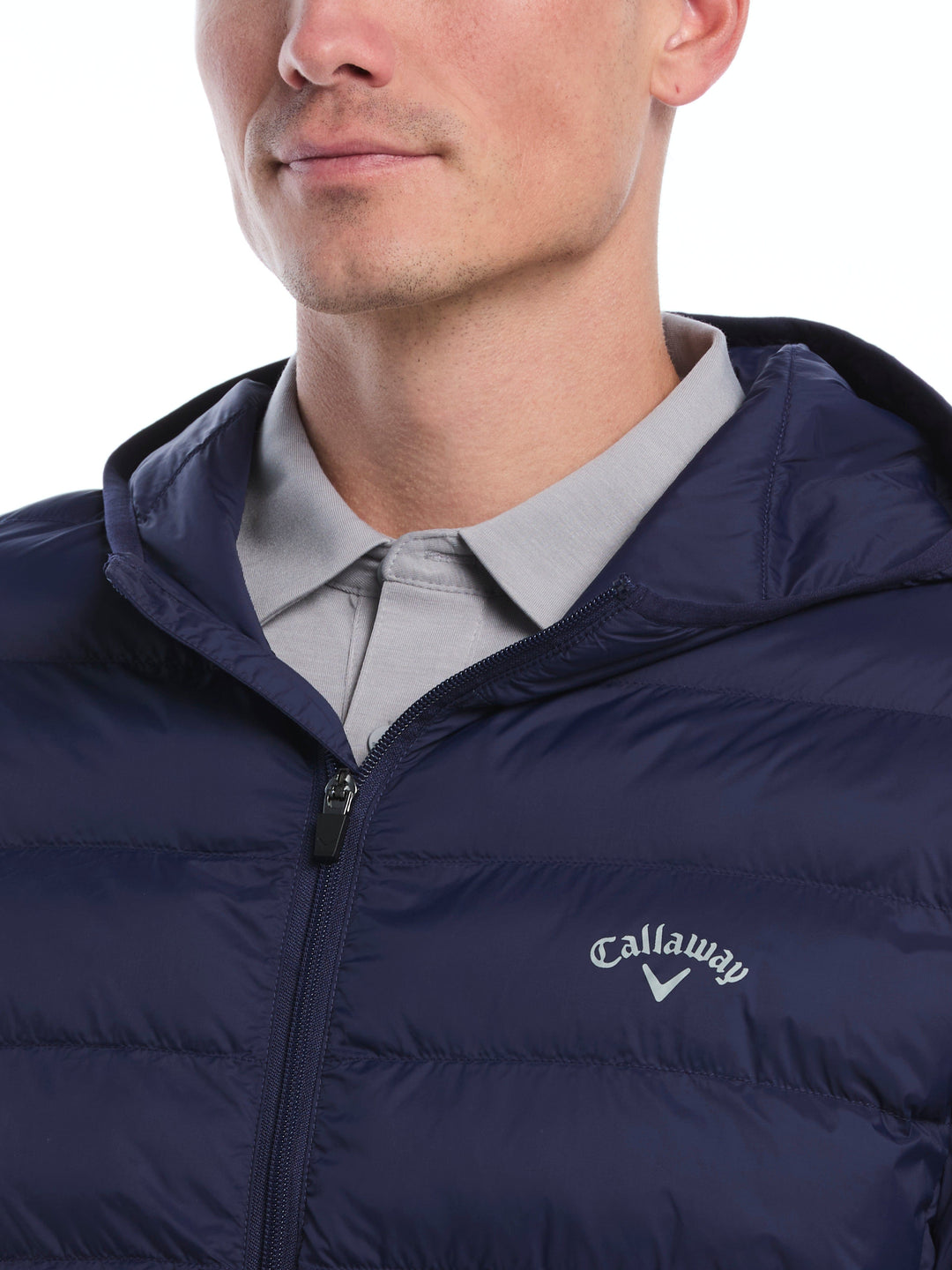 Men's Faux Down Puffer Jacket