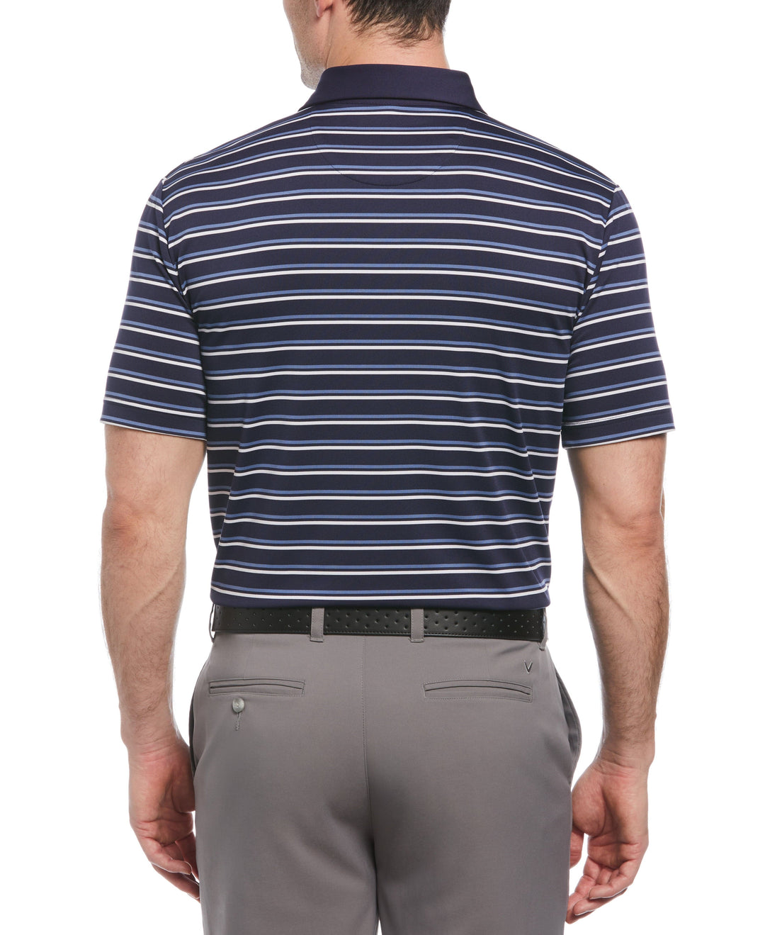 Feeder Stripe Golf Polo (Peacoat) 