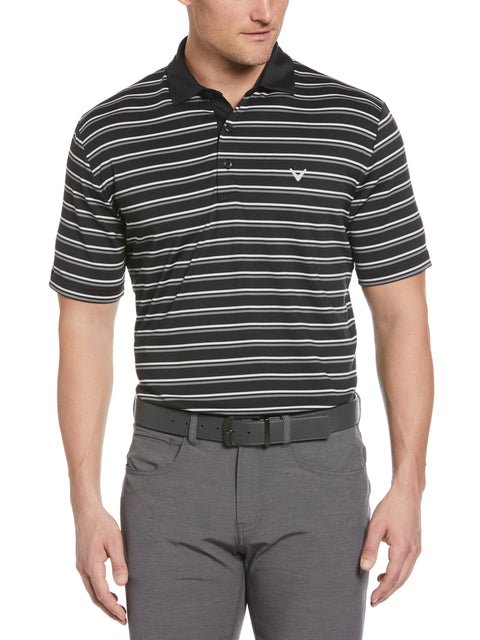 Feeder Stripe Golf Polo (Caviar) 