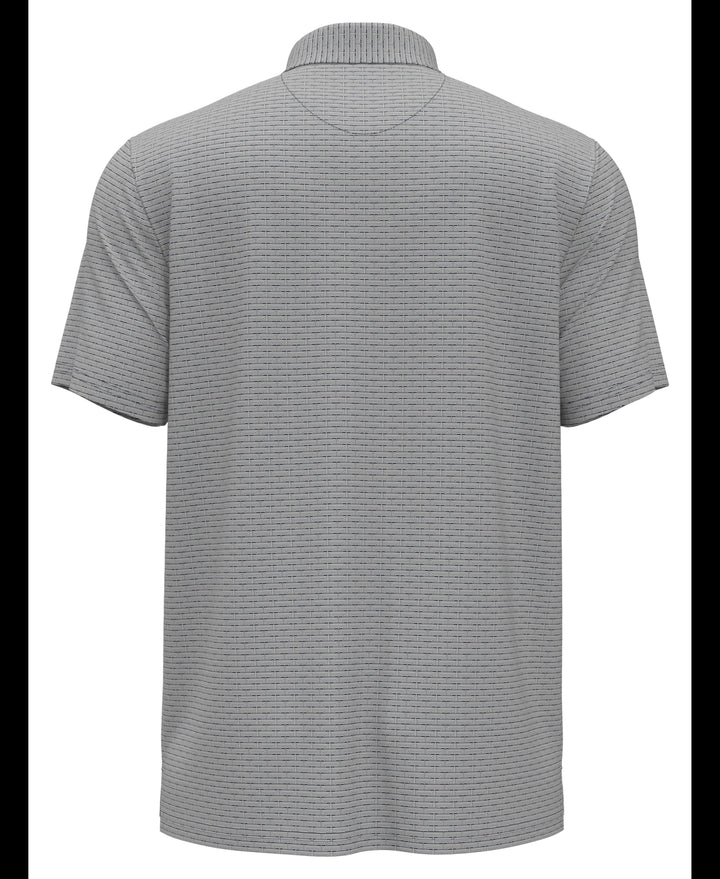 Fine Line Boat Print Polo (Astral Night) 
