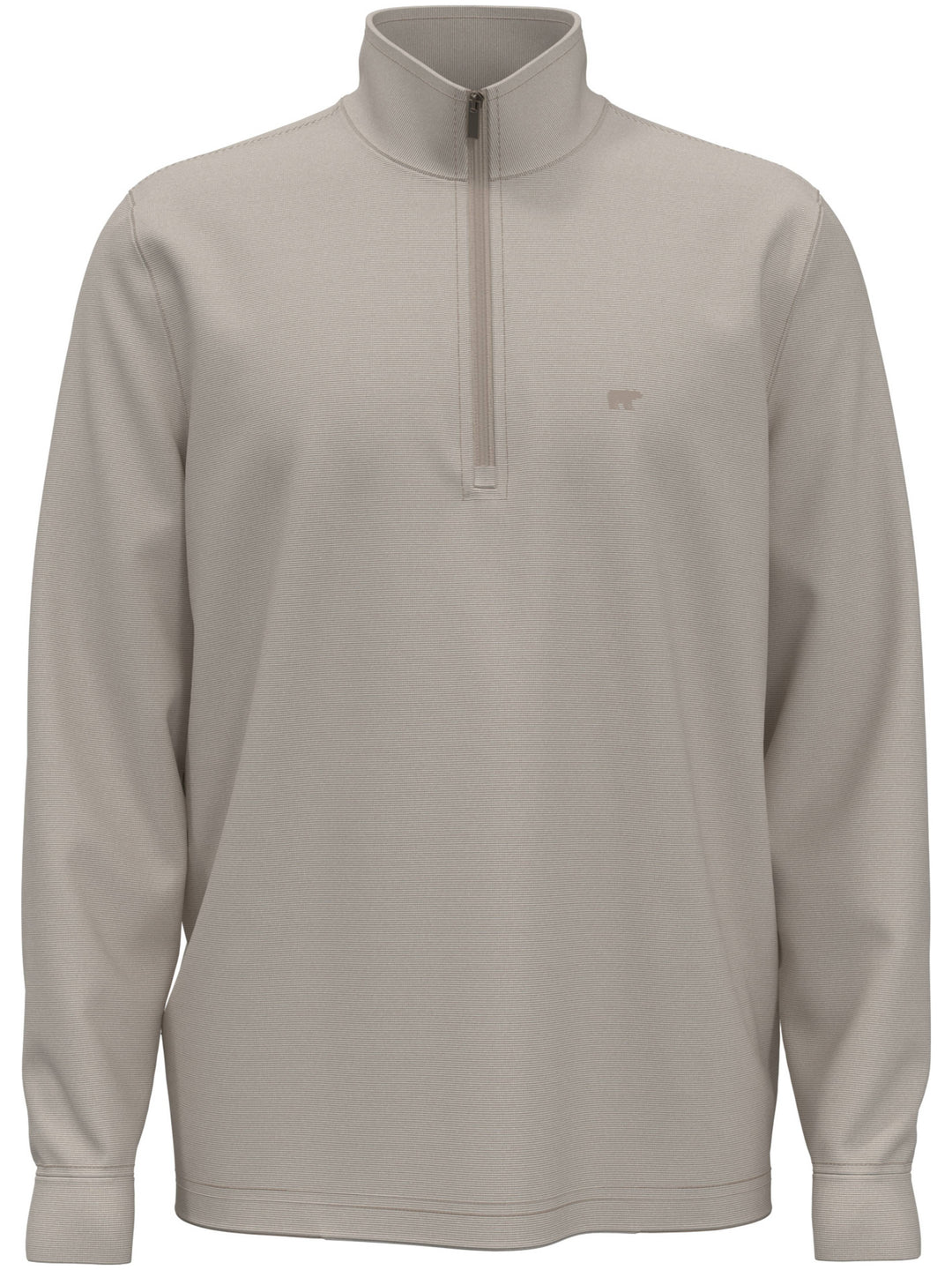 Men's Fine Line Brushed Quarter Zip