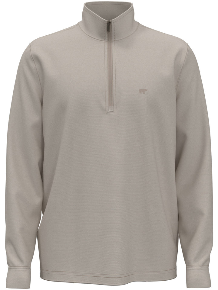 Men's Fine Line Brushed Quarter Zip