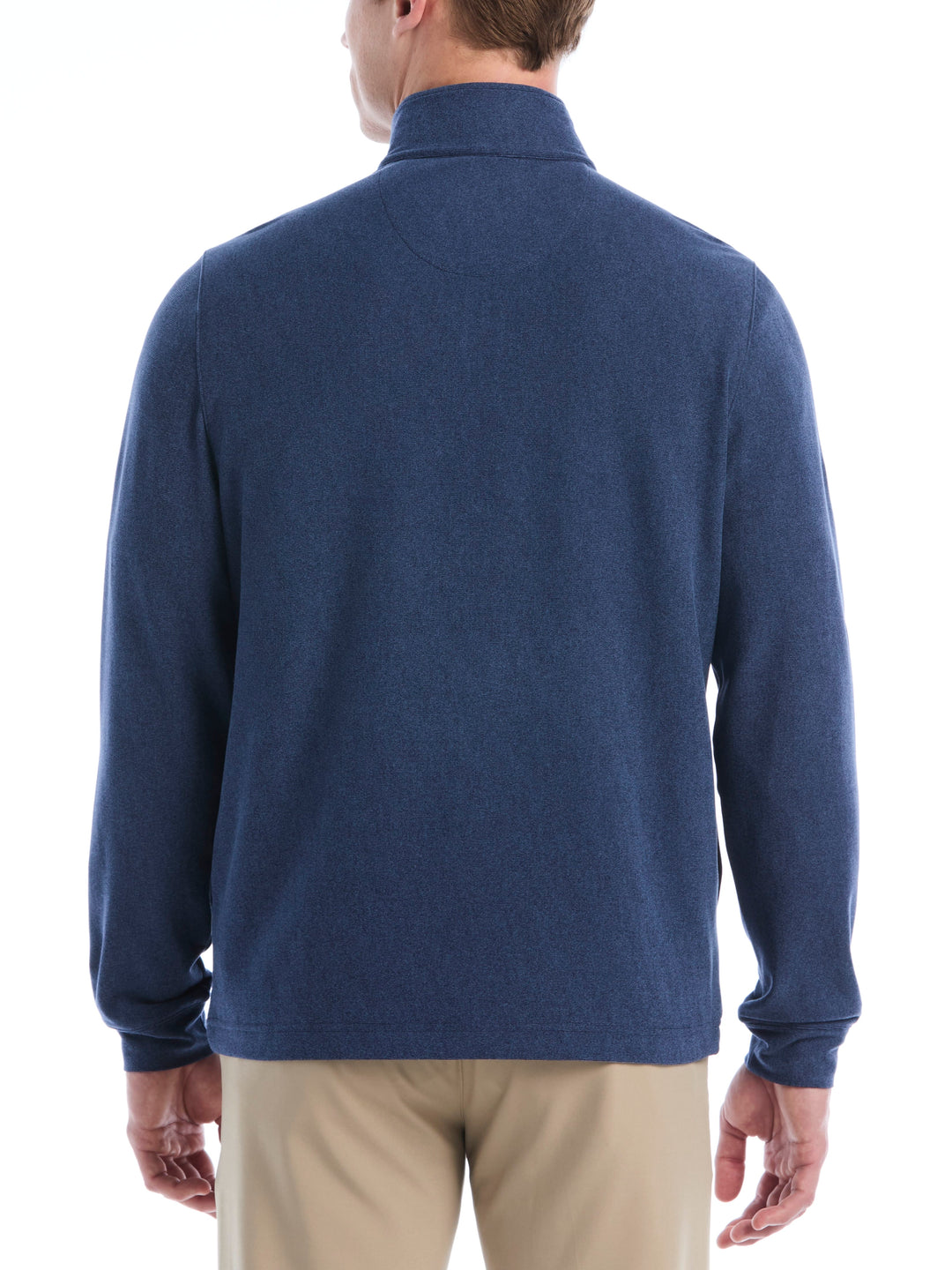 Men's Fine Line Brushed Quarter Zip