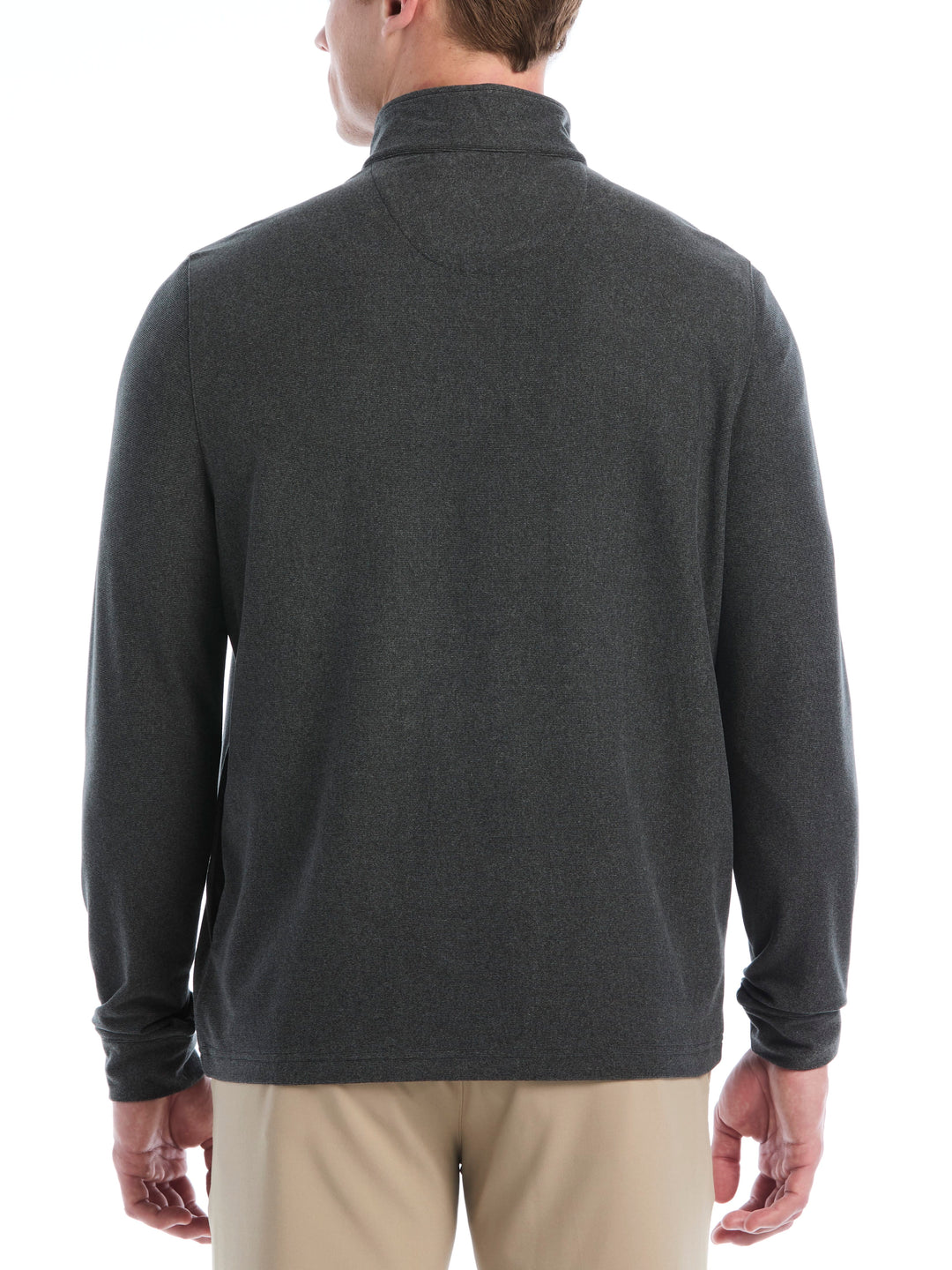 Men's Fine Line Brushed Quarter Zip